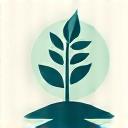 Abstract icon representing personal growth and strength